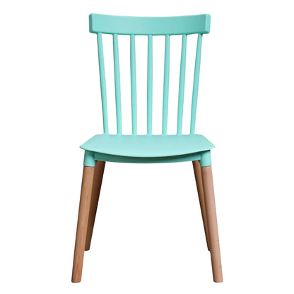 Pack 4 Sillas Windsor para Comedor o Terraza Menta