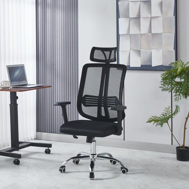Silla Ergonómica Para Escritorio U Oficina Color Negro