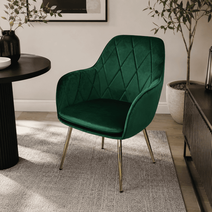 Butaca Sitial Velvet Diamond Verde