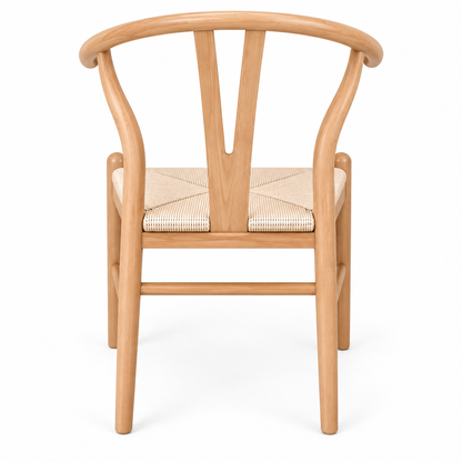 Pack 2 Sillas Wishbone Natural para Comedor