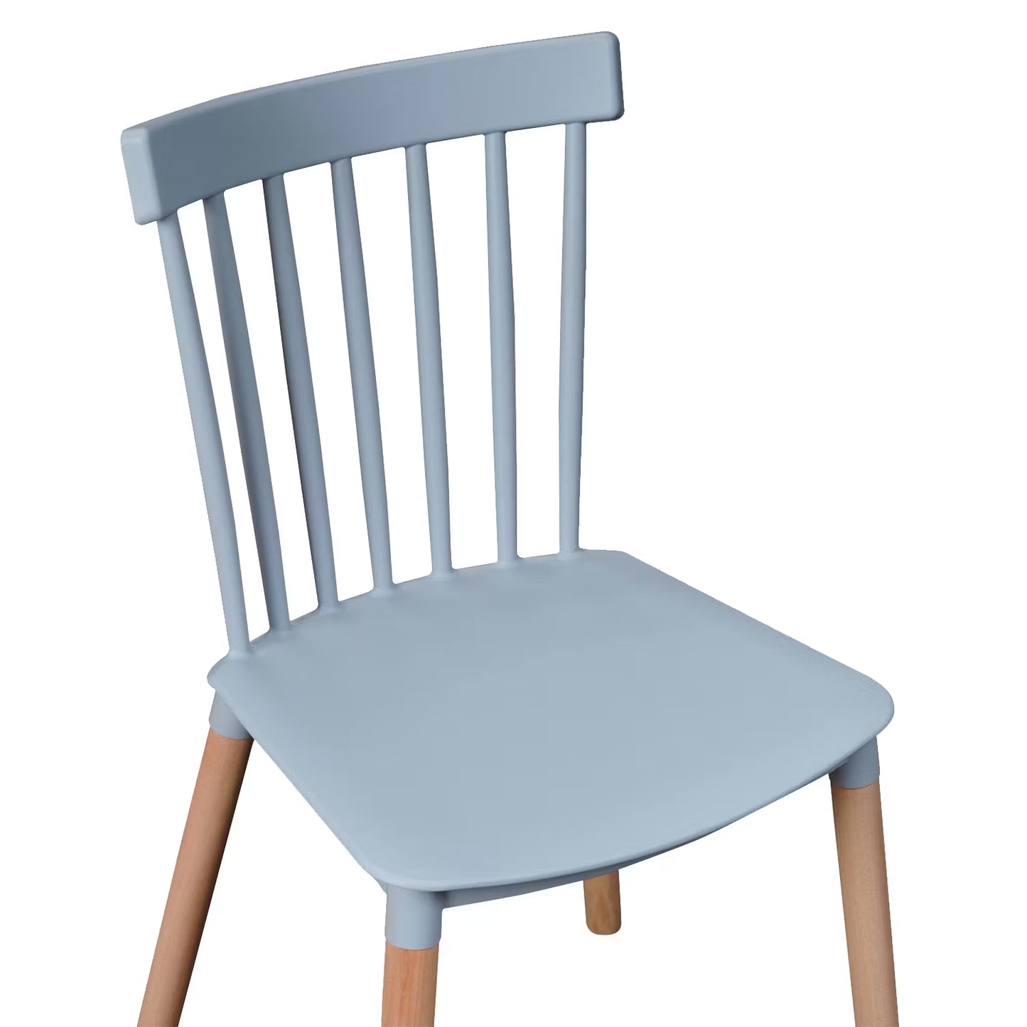 Pack 4 Sillas Windsor para Comedor o Terraza Gris