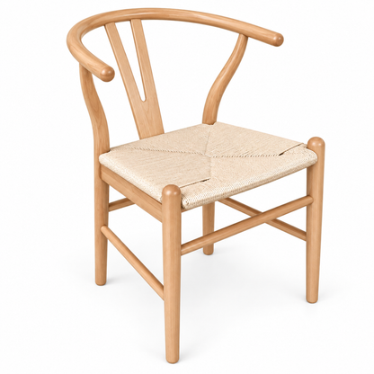 Pack 2 Sillas Wishbone Natural para Comedor