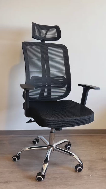 Silla Ergonómica Para Escritorio U Oficina Color Negro
