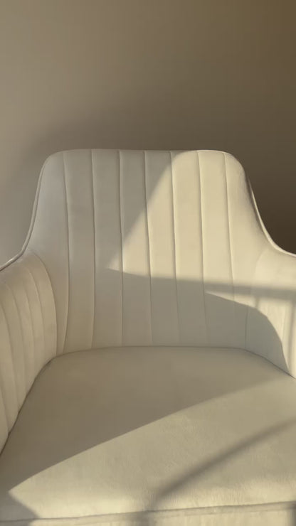 Silla Butaca Sillón Poltrona Velvet Patas Negras
