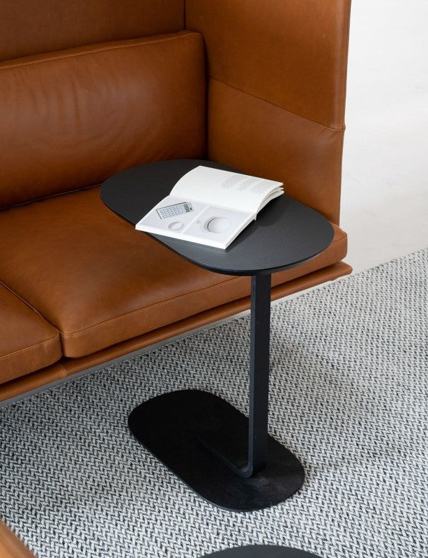 Mesa Lateral Auxiliar Minimalista Negro