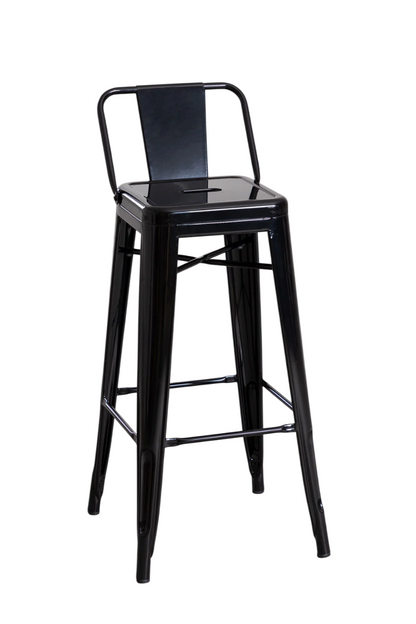 Taburete Tolix Clásico Negro 66cm