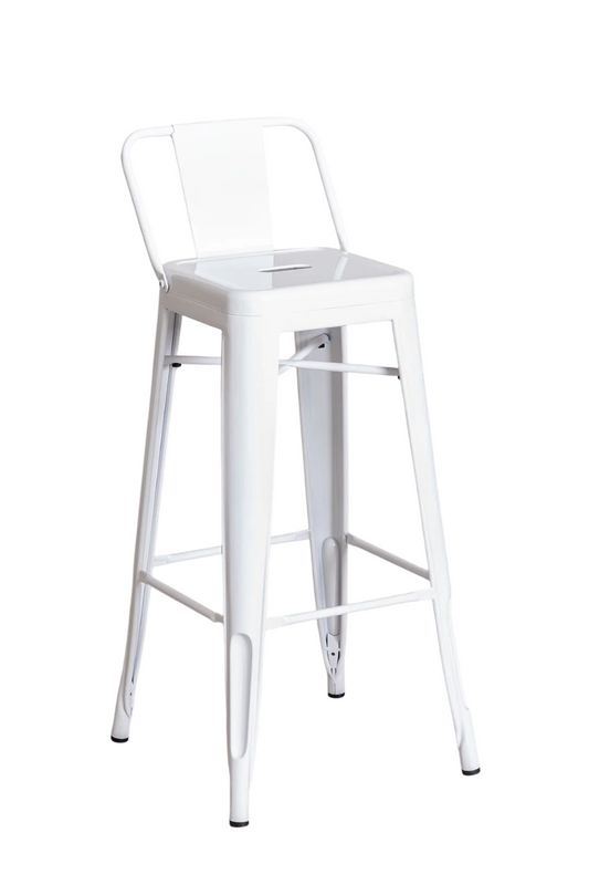 Taburete Tolix Clásico Blanco 66cm
