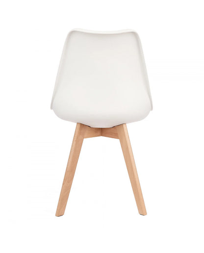 Silla Eames Acolchada Blanca