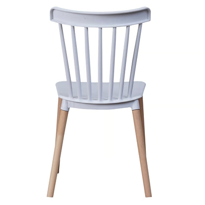Silla Windsor para Comedor o Terraza Blanca