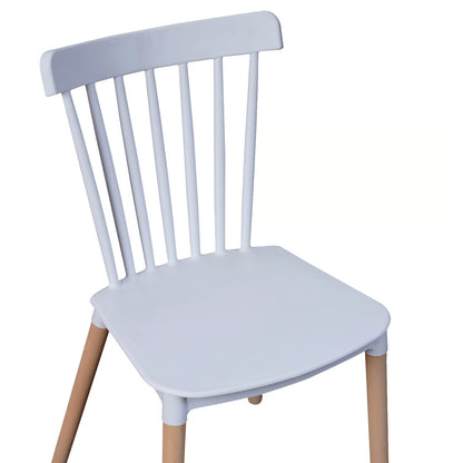 Silla Windsor para Comedor o Terraza Blanca