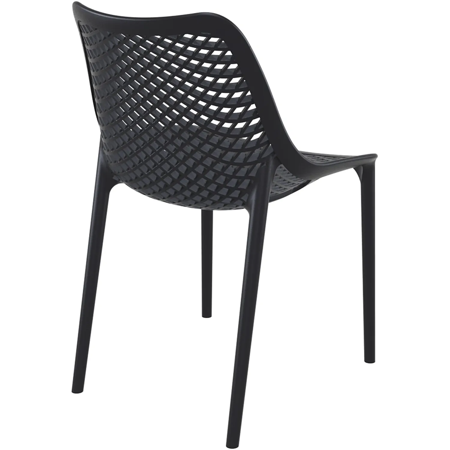 Pack 2 Sillas o Sillon Rex Negra para Terraza o Comedor